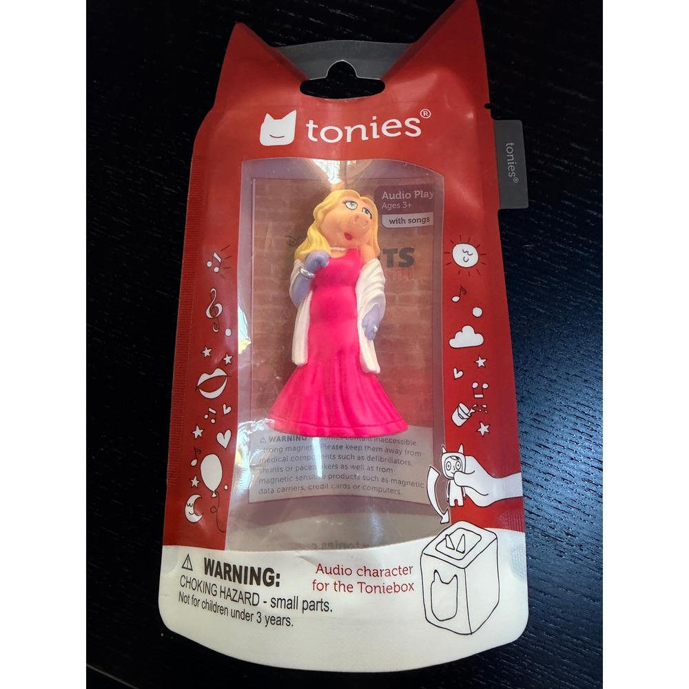 Tonies Muppets Miss Piggy Audio Play Kids OS Pink Disney Figure NWT